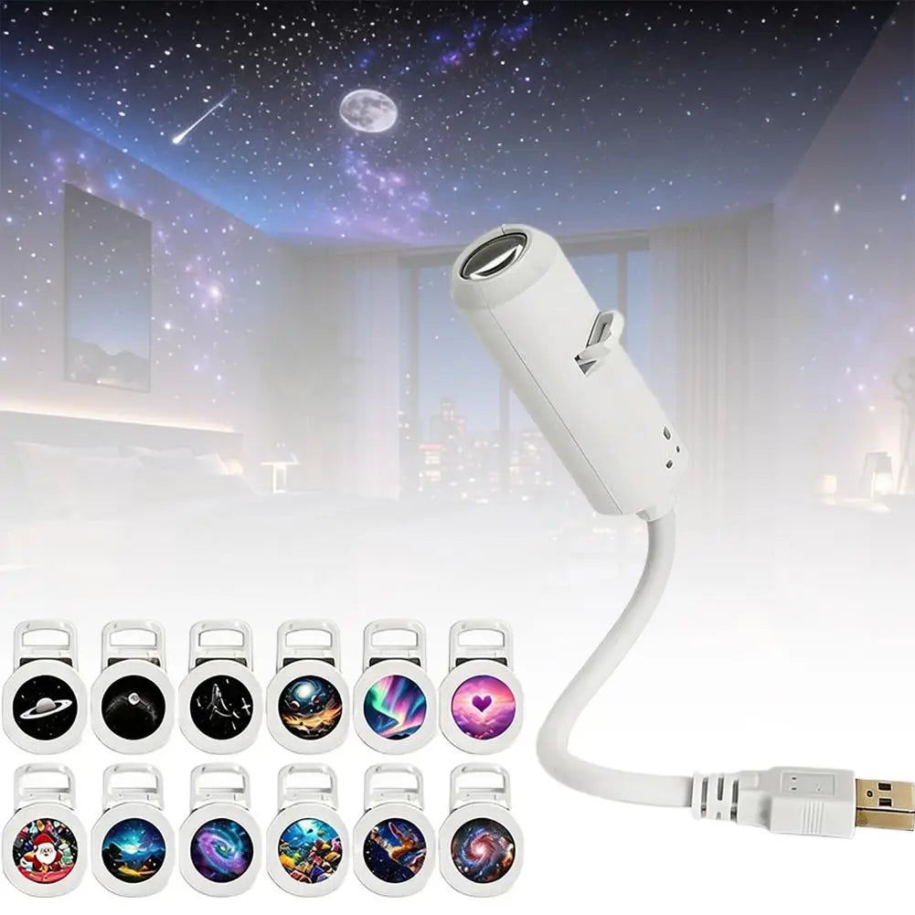 Portable USB Galaxy Projector