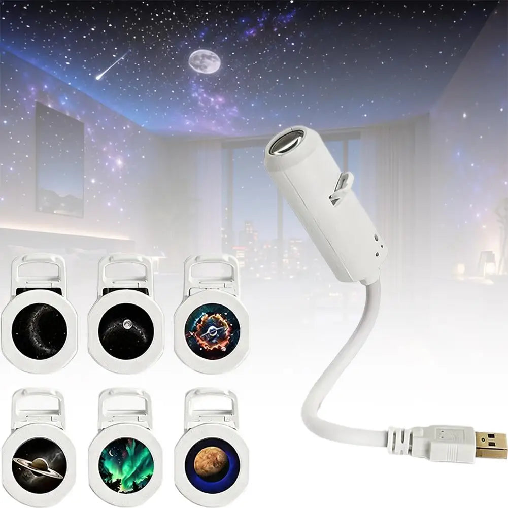 Portable USB Galaxy Projector
