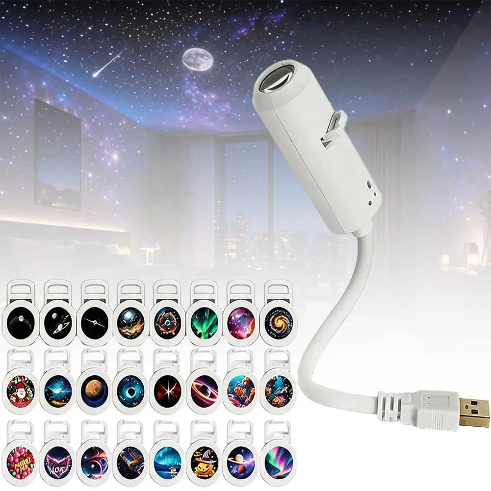 Portable USB Galaxy Projector